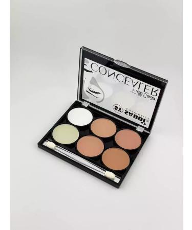 ART&SENIA Clae for the face and eyes for makeup palette of 6 colors - Buy Online on GoSupps.com