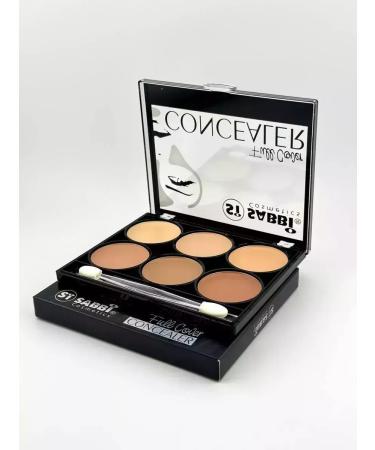ART&SENIA Clae for the face and eyes for makeup palette 6 colors - Buy Online on GoSupps.com
