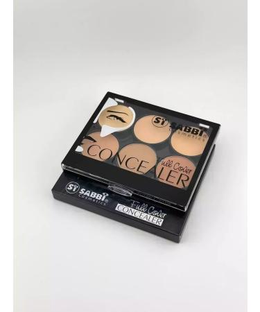 ART&SENIA Clae for the face and eyes for makeup palette 6 colors - Buy Online on GoSupps.com