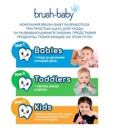 BrushBaby Children's toothpaste Strawberry Strawberries 3+ years 50 ml - Buy Online on GoSupps.com