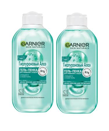 Garnier Gel-peen for washing hyaluronic aloe 2 pcs 200 ml