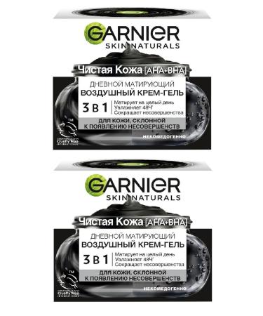 Garnier Daily matting air cream gel 3B1 2 pcs 50 ml