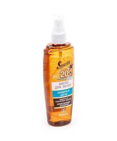 Floresan cosmetic Oil for tanning with oil Avocado SPF 20 135ml 8 pcs - Buy Online on GoSupps.com