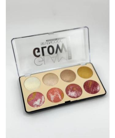 Mani Palette of highlighters and blush 8 universal shades - Buy Online on GoSupps.com