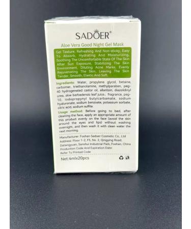 Cherry Night face mask Infutable set 20 pcs - Buy Online on GoSupps.com