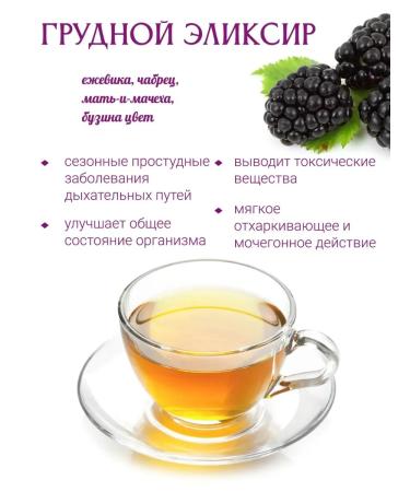 Herbs of the Crimean Mountains Herbal tea thoracic elixir 100 g - Buy Online on GoSupps.com