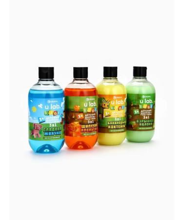 URAL LAB Children's shampoo gel bath foam 3V1 - Buy Online on GoSupps.com