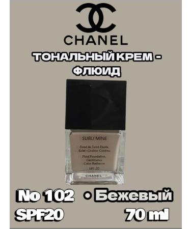 Chanel Subli'mine Tonal cream Fluid Subli Mine 70ml shade 102 beige - Buy Online on GoSupps.com