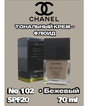 Chanel Subli'mine Tonal cream Fluid Subli Mine 70ml shade 102 beige - Buy Online on GoSupps.com