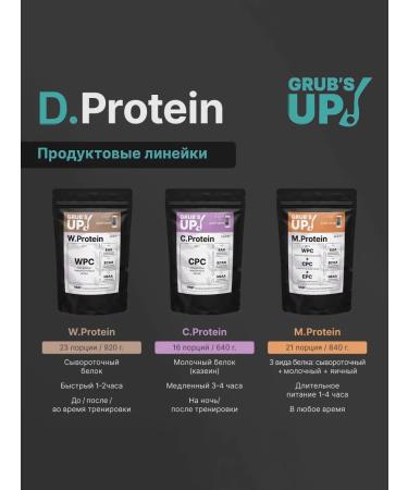 Grub's up Protein D.Protein Orange 900g - Buy Online on GoSupps.com