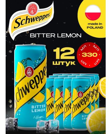 Schweppes Poland Schweppes drink bit. Lemon (Poland) 12 pcs. 0.33 l.