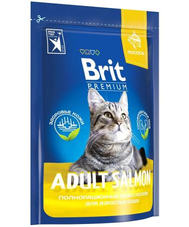 Brit Dry feed Premium for cats salmon 0.4 kg - Buy Online on GoSupps.com