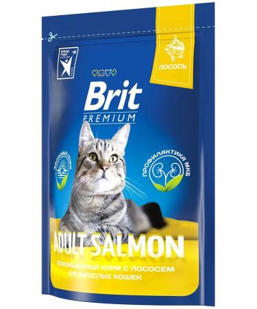 Brit Dry feed Premium for cats salmon 0.4 kg - Buy Online on GoSupps.com