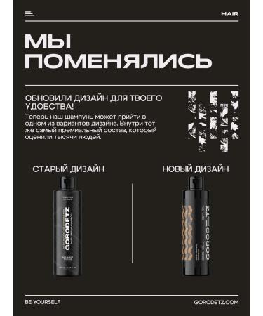 GORODETZ Sluming male -free hair for a professional hair - Buy Online on GoSupps.com