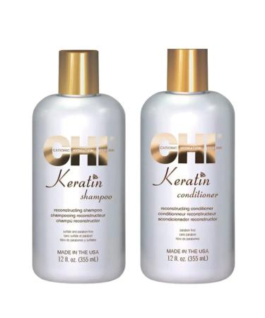 chi Shampoo and balm keratin hair restoration Keratin - Buy Online on GoSupps.com