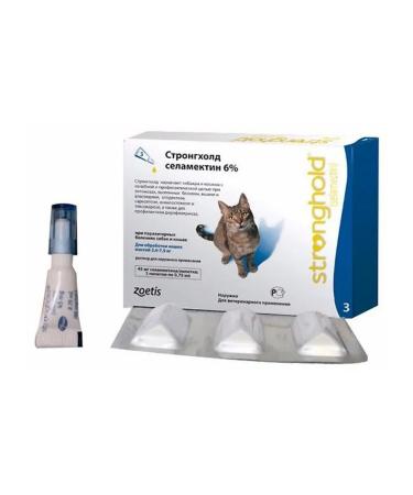 Zoetis Antiparasitic drops for cats Stronghold 3 PIP. x 0.75 ml - Buy Online on GoSupps.com