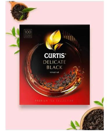 Curtis Black tea Delicate Black 100 bags 2pcs - Buy Online on GoSupps.com