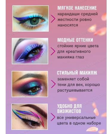 Cosmetics Eye pencils gel set of pencils - Buy Online on GoSupps.com