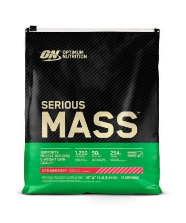 Optimum Nutrition Heiner Serious Mass 5455 g (strawberries)