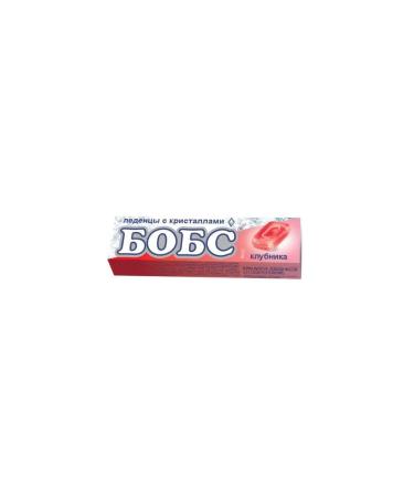 BOBS Caramel Lollice with a taste of strawberries with mint - 2pcs - Buy Online on GoSupps.com