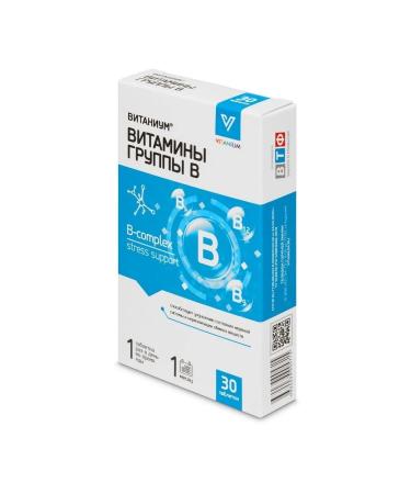 B vitamins Vitanium N30 table of 440 mg - 2pcs - Buy Online on GoSupps.com