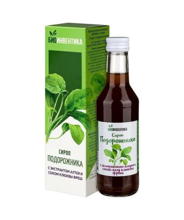 Bioinventica Plantain syrup 250ml - Buy Online on GoSupps.com