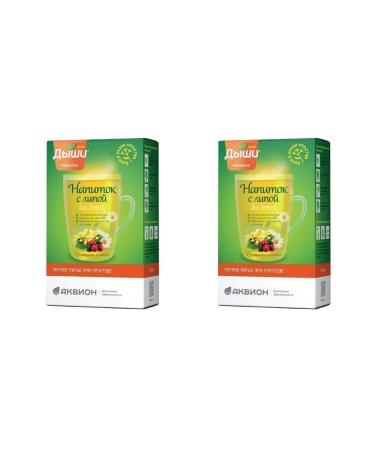 AKVION breathe a drink with a linden for children with the taste of cranberries n10 p - 2pcs