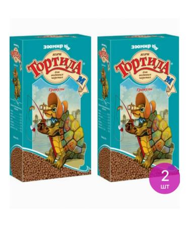 Zoomir Tortil M feed for water turtles 90g (set of 2 pcs)