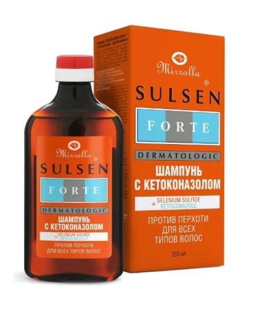 mirrolla Mirroll Sulsen Forte shampoo with ketoconazole PR 250ML 2 pcs - Buy Online on GoSupps.com