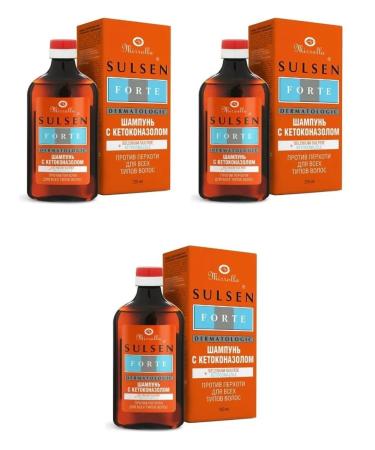 Mirrolla Sulsen Forte Shampoo with ketoconazole PR 250ML 3 pcs