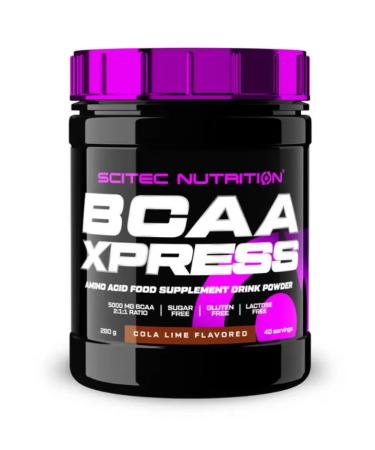 Scitec Nutrition Amino acids in the powder of the SCITEC BCAA XPress 280 grams of Cola