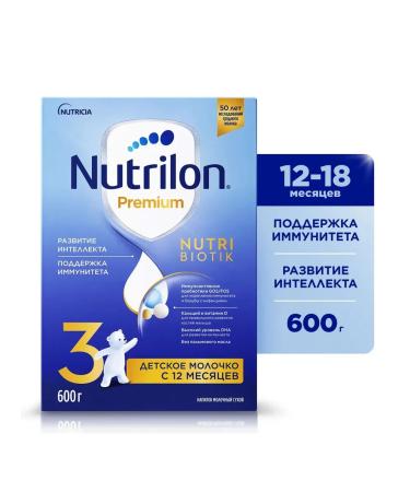 Nutrilon Premium 3 Milk mixture from 12 months 600 g