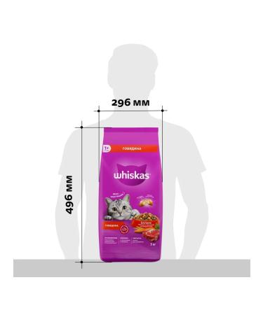 WHISKAS Dry food for cats paste pads beef 5kg - Buy Online on GoSupps.com