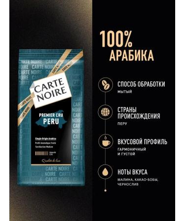 Carte Noire Fry coffee in the grains Premier Cru Peru 200g - Buy Online on GoSupps.com