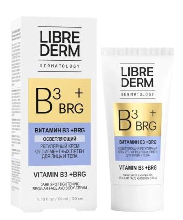 LIBREDERM Libriderm BRG+vitamin B3 cream lights regularly D 50ml 2 pcs - Buy Online on GoSupps.com