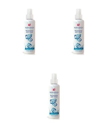 Novosvit Aqua spray Vitamins for Facial 190ml 3 pcs