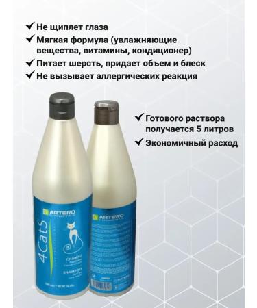 animals boutique Hypoallergenic cat shampoo 1 l - Buy Online on GoSupps.com