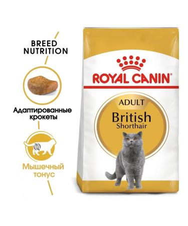 ROYAL CANIN British Adult Form for British Cats 2kg - Buy Online on GoSupps.com