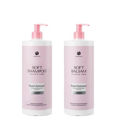 ADRICOCO Sonusufant shampoo and professional balm in 1000 ml