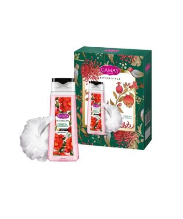Camay Set flowers grenade shower gel 250+washcloth 2 un - Buy Online on GoSupps.com