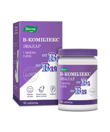 Evalar B vitamins in 90 tablets - Buy Online on GoSupps.com