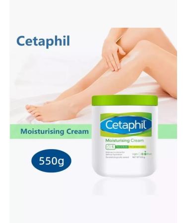 Cetaphil Cream for face and body moisturizer for dry skin 550g - Buy Online on GoSupps.com