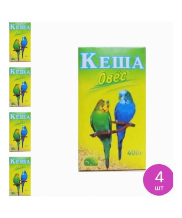 KESHA Bird food dry oats for parrots (set of 4 pcs)