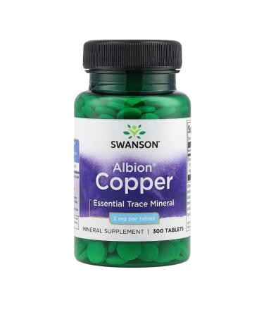 Swanson Copper 2 mg 300 tablets - Buy Online on GoSupps.com