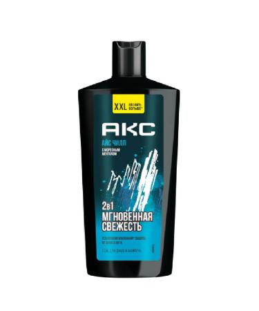 AKC Shower gel and shampoo 2 in 1 Ice Chill 2 pcs 610 ml - Buy Online on GoSupps.com