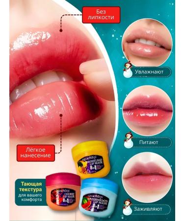 ZEBINA New Year's cosmetic set of lip balm 8 in 1 - Buy Online on GoSupps.com