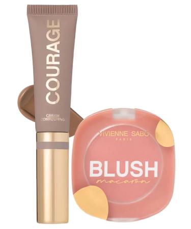 VIVIENNE SABO Cream contouring cream+matte blush 01 - Buy Online on GoSupps.com
