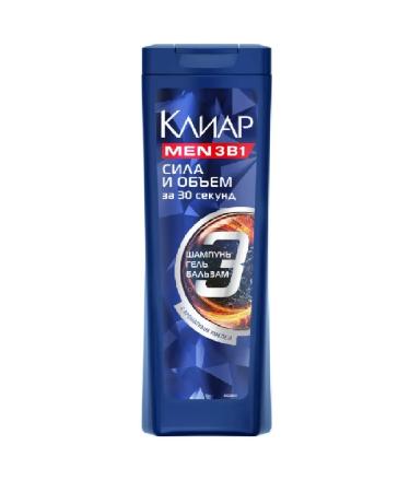 Clear Shampoo 3 in 1 volume and force 2 pcs 400 ml - Buy Online on GoSupps.com