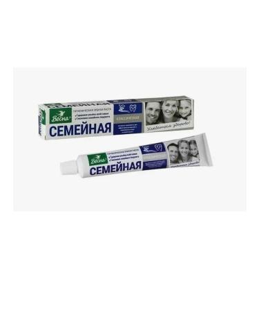 Toothpaste Spring Family fluorine+calcium 90g - Buy Online on GoSupps.com
