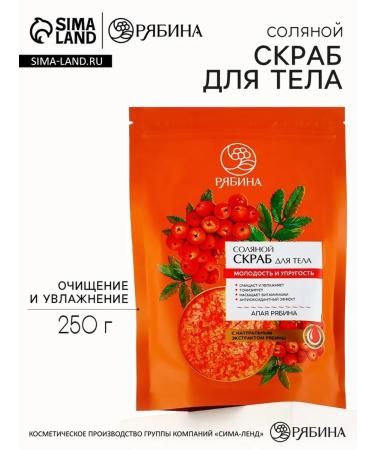 Domny Salt body scrub with mountain ash extract